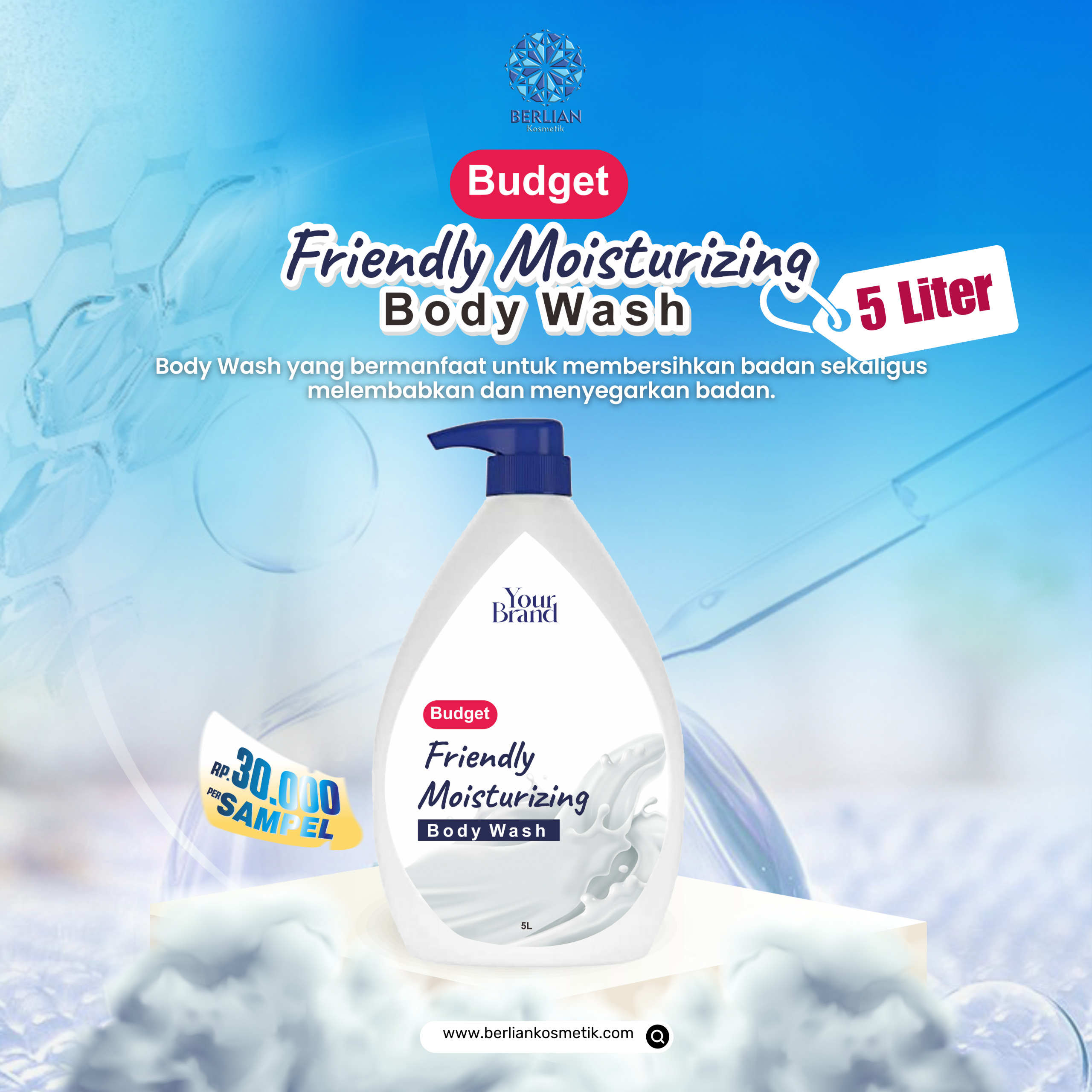 Budget Friendly Moisturizing Body Wash 5L